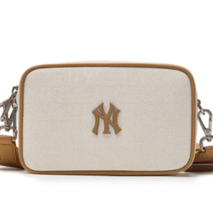 Túi MLB Mini Monogram Jacquard New York Yankees Màu Kem - quà tặng hàng hiệu