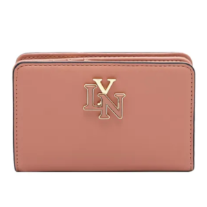 Ví Nữ Cầm Tay Lyn Camille Short Wallet LL24FWF063 Màu Hồng Cam - quà tặng hàng hiệu