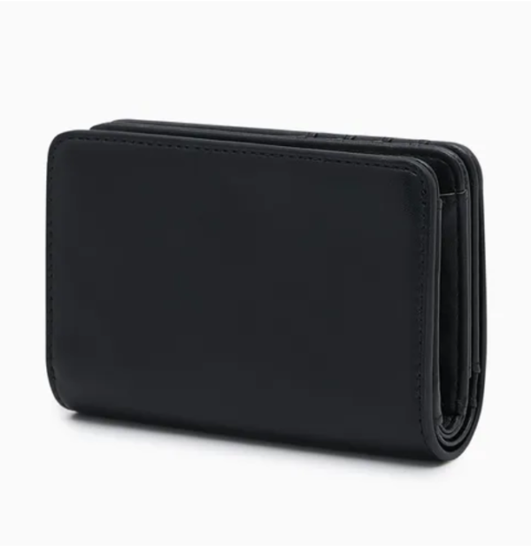 Ví Cầm Tay Nữ Lyn Camille Short Wallet LL24FWF063 Đen - quà tặng hàng hiệu