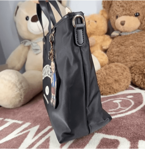 Túi Xách Tote Nữ TTWN BEAR TN3720-30010 Màu Đen - quà tặng hàng hiệu