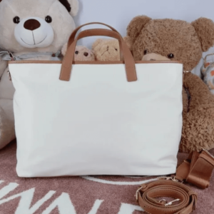 Túi Xách Tote Nữ TTWN BEAR TN3720-10040 Màu Be Phối Nâu - quà tặng hàng hiệu