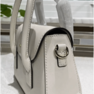 Túi Michael Kors MK Katya Small Leather Satchel Crossbody Handbag Cream Bag 35F4G3OC5L Màu Trắng - Quà tặng hàng hiệu