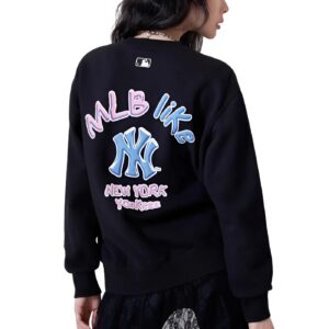 Áo Nỉ Sweater Like Ice Back Graphic New York Yankees 3AMTL5116-50BKS MLB