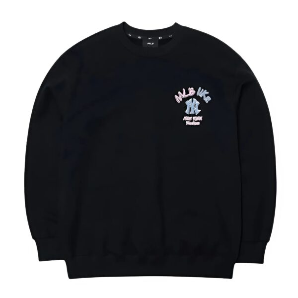 Áo Nỉ Sweater Màu Đen Like Ice Back Graphic New York Yankees 3AMTL5116-50BKS