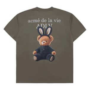 Áo Phông Màu Cacao Size 1 Rabbit Bear Doll Logo ADLV-24SS-SSLRBR-CCA Tshirt Acmé De La Vie ADLV