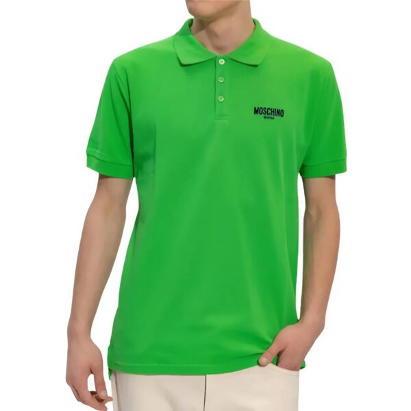 Áo Polo Nam Màu Xanh Lá Green With Logo Printed V3A1605 9309 0396