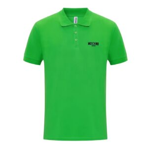 Áo Polo Nam Màu Xanh Lá Green With Logo Printed V3A1605 9309 0396 Moschino