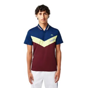 Áo Polo Nam Màu XanhĐỏ Size 2 N_TL Slim Fit Tennis Seamless Effect DH1099.IZF