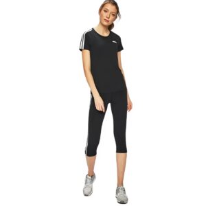 Áo thun nữ màu đen Essentials 3-Stripes T-Shirt DP2362 Adidas