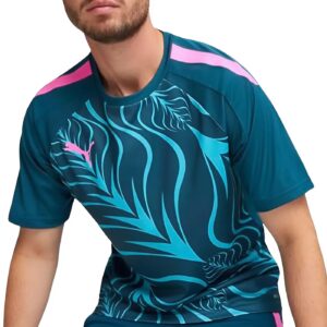 Bộ Quần Áo Cộc Tay Nam Màu Xanh Lam Men's Individualfinal Puma