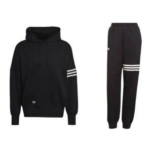 Bộ Thể Thao Màu Đen Hoodie Originals HM1871 & HM1765 Adidas