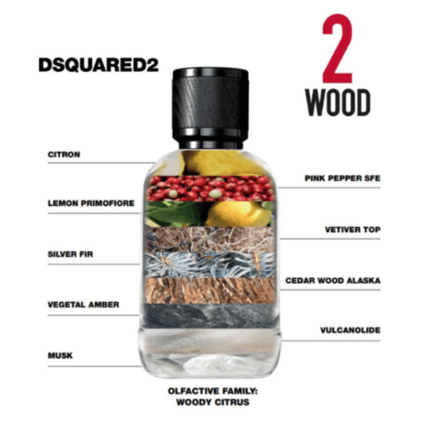 Chai Nước Hoa Nam Cao Cấp Dsquared2 2 Wood EDT 100ml