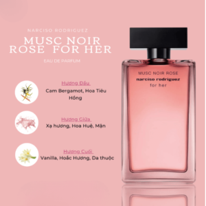 Chai Nước Hoa Nữ Cao Cấp Narciso Rodriguez Musc Noir Rose 100ml