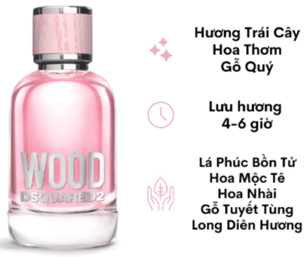 Chai Nước Hoa Nữ Dsquared2 Wood Pour Femme EDT