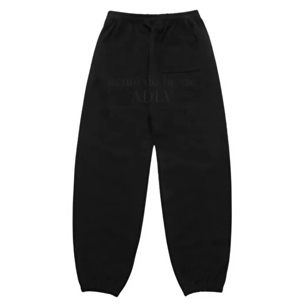 Quần Nỉ Màu Đen Script Chain Needlework Pants Acmé De La Vie