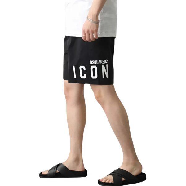 Quần Short Nam Màu Đen Icon D7BM04570.01046 Size 46