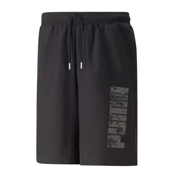 Quần Short Nam Màu Đen Size S Power Woven Lifestyle Puma