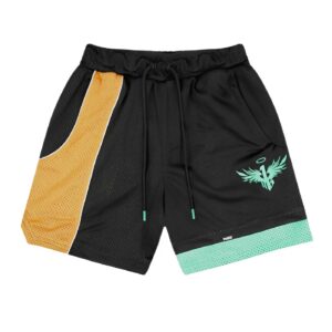 Quần Thể Thao Nam Màu Trắng Đen Size SMelo Hornet Caricature In Multi Rare Ralph Short Puma